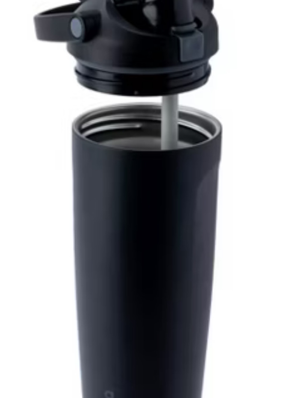 Owalo 30oz Black Insulated Water Bottle - Leakproof Travel Thermos - Picture 4 of 4